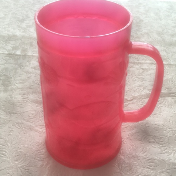 🔥2/$20🔥Double Wall Gel Freezer Pink Mug Fish Design - Picture 6 of 11